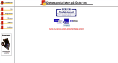 Desktop Screenshot of beijerproduktion.se